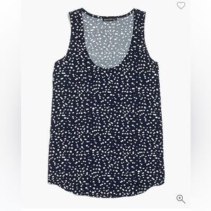 J.Crew sleeveless print top EUC